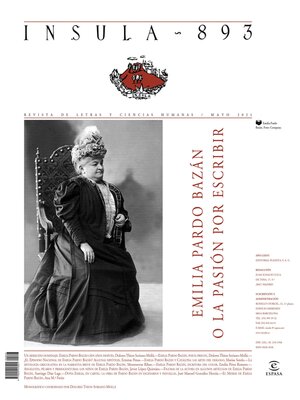 cover image of Emilia Pardo Bazán o la pasión por escribir (Ínsula n° 893, mayo de 2021)